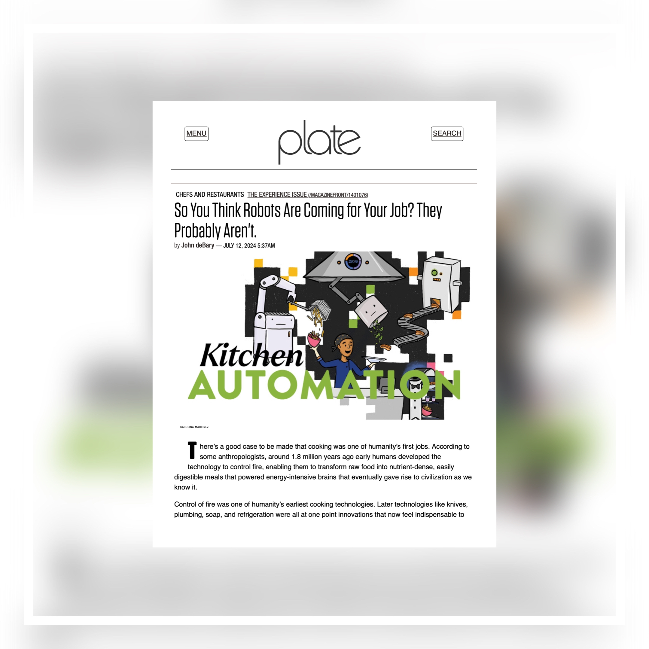 Flippy Destined for Success: Plate Magazine Highlights Our Impact